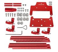 Parallel Rail Saw Guide System - Aluminum Alloy Extension Saw Rail - Cutting Assistance Tool for Woodworking Machining Panels Calibration Mortise