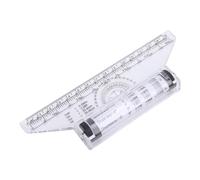 Parallel Rolling Ruler, Multifunctional Drawing Parallel Plastic Drawing Design Ruler Drafting Tools for Measuring, Drafting (15cm)