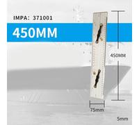 Parallel Ruler for Chart Navigation and Plotting, 45cm/17.7in Transparent PVC Marine Tool with Aluminum Chain for Precise Measurement