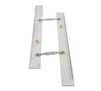 Parallel Ruler Navigation, 45cm Plotting Instrument for Compass Divider for Maritime Navigation Map Measurement Charting Tool