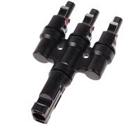 Parallel Solar Panel Connector | 3 to 1 Waterproof Parallel Connection Splitter | Solar Branch Connector - for Roof Photovoltaic System Business Residential Project