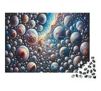 Parallel Universes Exploring Dimensions Beyond Our Own 1000-Piece Puzzle for Adults, 52x38cm/1000pcs, Shared Family Time Around The Table; White Card Pieces for Tidy Handling