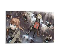 Parallel World Anime The Saga of Tanya The Evil Poster Picture Print Canvas Poster Wall Paint Art Posters Decor Modern Home Artworks 16x24inch(40x60cm)