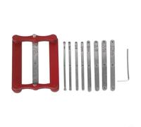 Parallelogram Center Finder Tool for Accurate Marking(B) | engraved marks, metric and for imperial scales, precise line marking, eliminates guesswork