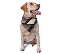 Parallelogram Stack Pet Bandana-Triangle Scarf for Cats Dogs Adjustable | Soft Breathable Comfy. Stylish Accessory. Easy On Off. Machine Wash.
