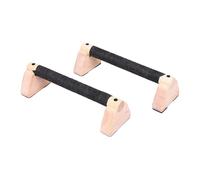 Parallettes,2Pcs Wooden Push Up Handles,Push Up Bar Ergonomic Anti-slip Grip,Press Up Bars for Home Workout Equipment for Strength Training, Gymnastics (20 cm)