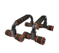 Parallettes Bars 1 Pair Push Up Board Multi-function Foldable Bar Portable Strength Training Equipment(Orange)
