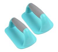 Parallettes Push Up Bar, 2Pcs 8Inch Heavy Duty Handstand Bars with Anti-slip Base, Portable Pushup Stand for Home Gym Workouts