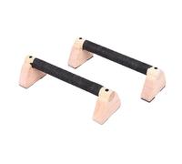 Parallettes Push Up Bars Calisthenics Bar Solid Wood Parallettes Push-Up for Home Gym Floor Workouts Bodyweight Training(40cm 2PCS)
