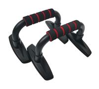 Parallettes Push Up Bars Push Up Bars Strength Workout Stands Push-up Bracket Board with Non-Slip Structure Portable(Red)