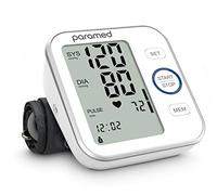 Paramed Blood Pressure Monitor - Bp Machine - Automatic Upper Arm Blood Pressure Cuff 8.7-16.5 inches - Large LCD Display 120 Sets Memory - Device Bag & Batteries Included