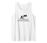 Paramedic and Dad Proud Funny EMS EMT Paramedic Tank Top