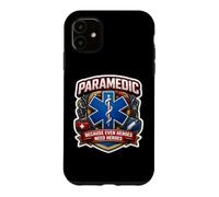 Paramedic Because Even Heroes Need Heroes EMT Slogan Quote Case for iPhone 11