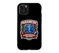 Paramedic Because Even Heroes Need Heroes EMT Slogan Quote Case for iPhone 11 Pro