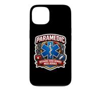 Paramedic Because Even Heroes Need Heroes EMT Slogan Quote Case for iPhone 13