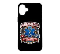 Paramedic Because Even Heroes Need Heroes EMT Slogan Quote Case for iPhone 16 Plus