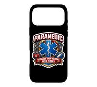 Paramedic Because Even Heroes Need Heroes EMT Slogan Quote Case for iPhone 17 Pro Max