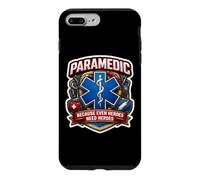 Paramedic Because Even Heroes Need Heroes EMT Slogan Quote Case for iPhone 7 Plus/8 Plus