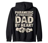Paramedic By Profession Dad By Heart Father Day EMS Zip Hoodie