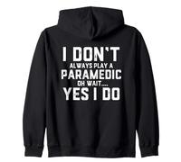 Paramedic Costume Emergency Medical Advanced EMT Field Medic Zip Hoodie