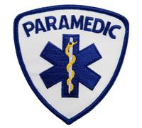Paramedic EMT EMS Star Life Embroidered Patch Emergency Rescue Iron-On Ambulance