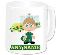 Paramedic Gifts for Men - Personalised Paramedic Mug - Ambulance Emergency Services Student Staff Nurse Medical NHS Key Worker Hospital Present Idea (Blonde Hair)