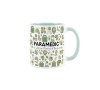 Paramedic Mug - Novelty First Responder Ambulance Paramedic Gifts - Tea/Coffee Mint Ceramic Cup Present