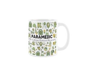 Paramedic Mug - Novelty First Responder Ambulance Paramedic Gifts - Tea/Coffee White Ceramic Cup Present