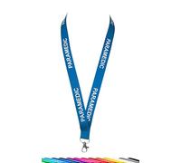 Paramedic Printed Lanyard Neck Strap with Metal Clip, Plastic Safety Breakaway, Navy Blue by Rolseley® ltd