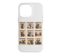 Paramedic Pug EMT EMS First Aid On Duty Dog Case for iPhone 14 Pro Max