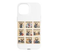Paramedic Pug EMT EMS First Aid On Duty Dog Case for iPhone 15
