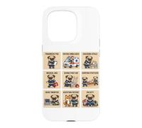 Paramedic Pug EMT EMS First Aid On Duty Dog Case for iPhone 15 Pro