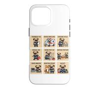 Paramedic Pug EMT EMS First Aid On Duty Dog Case for iPhone 16 Pro Max