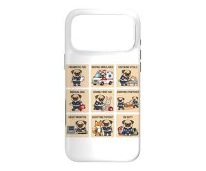 Paramedic Pug EMT EMS First Aid On Duty Dog Case for iPhone 17 Pro Max
