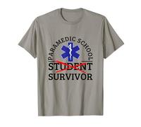 Paramedic School Survivor Funny EMS EMT Paramedic T-Shirt