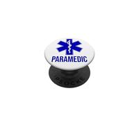 PARAMEDIC STAR OF LIFE EMT EMS AMBULANCE UNIFORM COSTUME TEE PopSockets Adhesive PopGrip