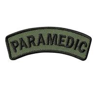 Paramedic Tactical Morale Patch US Army Military sew on Patches Sticker for Military Clothing |Tactical Morale Fabric Applique Iron on Emblem for All Fabrics | 70x20 mm