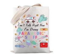 Paramedic Tote Bag Can’t Talk Right Now Doing Paramedic Stuff Tote Bag Paramedic Appreciation Gift (PARAMEDIC STUFF tote)