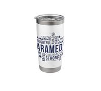 Paramedic Tribute Word Cloud Appreciation Hero Stainless Steel Insulated Tumbler