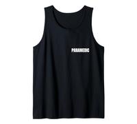 Paramedic Uniform On Duty EMT EMS Front and Back Tank Top