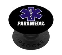 Paramedic Uniform On Duty EMT EMS Star Of Life Ambulance PopSockets Adhesive PopGrip
