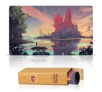 Paramint Chihiro (Stitched) - Anime Fantasy Playmat - Compatible with Spirited Away, Magic The Gathering Playmat - Play MTG, YuGiOh, TCG - Original Play Mat Art Designs & Accessories