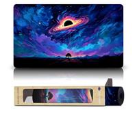 Paramint Cosmic Black Hole - Salty (Stitched) - MTG Playmat - Compatible with Magic The Gathering Playmat - Play MTG, YuGiOh, TCG - Original Play Mat Art Designs