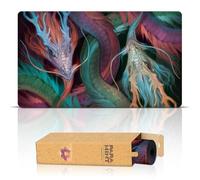 Paramint Dragons (Stitched) - MTG Playmat by Clint Cearley - Compatible with Magic the Gathering Playmat - Play MTG, YuGiOh, TCG - Original Play Mat Art Designs & Accessories