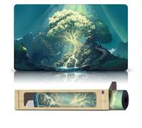 Paramint Green-Blue Guild (Stitched) - MTG Playmat - Compatible with Magic The Gathering Playmat - Play MTG, YuGiOh, TCG - Original Play Mat Art Designs & Accessories