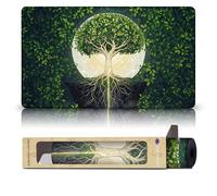 Paramint Green-White Guild (Stitched) - MTG Playmat - Compatible with Magic The Gathering Playmat - Play MTG, YuGiOh, TCG - Original Play Mat Art Designs & Accessories