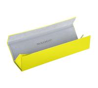 Paramint MatShield Yellow, Durable Playmat Case - Compatible with Magic The Gathering, MTG Play Mat Tube - Play MTG, YuGiOh, TCG - Premium Leatherette with Fabric Interior, Magnet Snap Closure