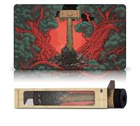 Paramint Red-Green Guild (Stitched) - MTG Playmat - Compatible with Magic The Gathering Playmat - Play MTG, YuGiOh, TCG - Original Play Mat Art Designs & Accessories