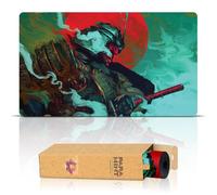 Paramint Samurai (Stitched) - MTG Playmat - Compatible with Magic the Gathering Playmat - Play MTG, YuGiOh, TCG - Original Play Mat Art Designs & Accessories