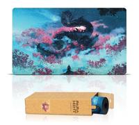 Paramint Sekiro vs. The Black Star (Stitched) - MTG Playmat by Anato Finnstark, Sekiro - Compatible with Magic the Gathering Playmat - Play MTG, YuGiOh, TCG - Play Mat Art Designs & Accessories